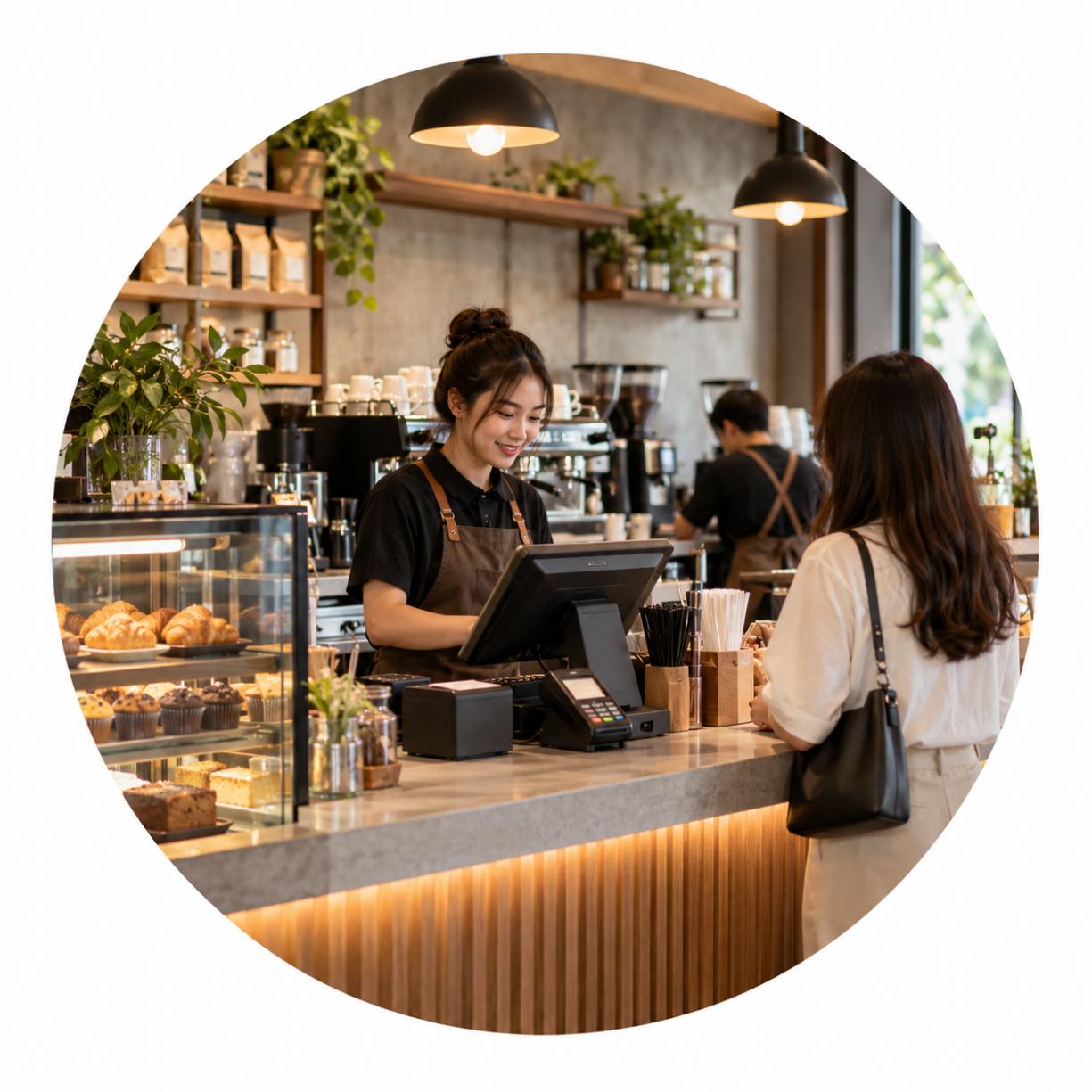 Quầy order & thu ngân
